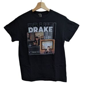 Rare Drake Take Care Tour Tee Shirt 2011 Black, Size S Festival Street Band